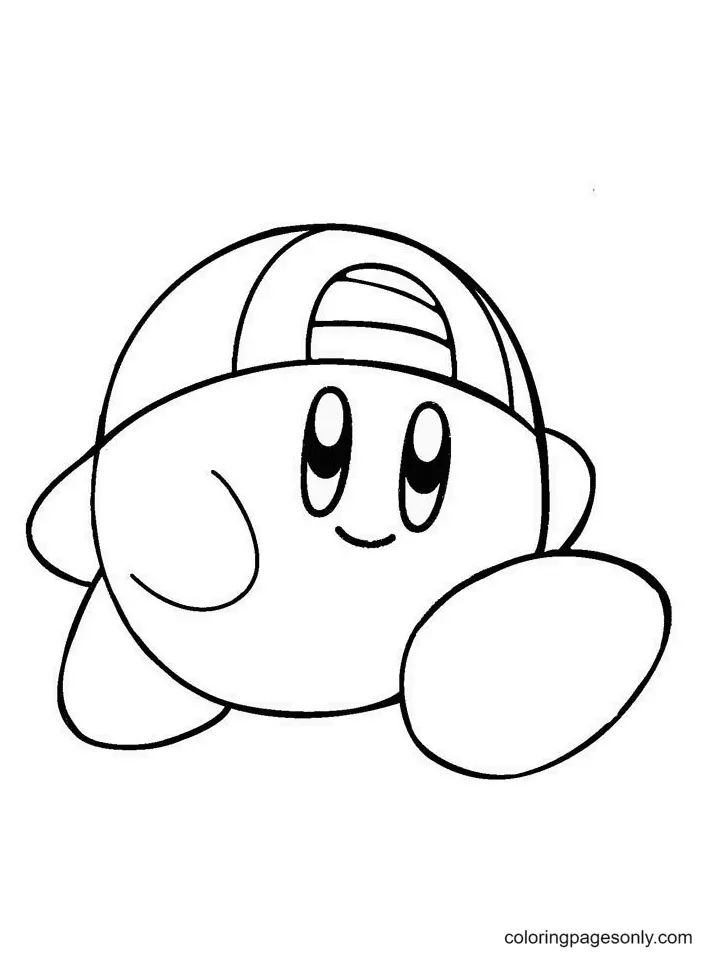 Çocuklar İçin Kirby Boyama Sayfaları 