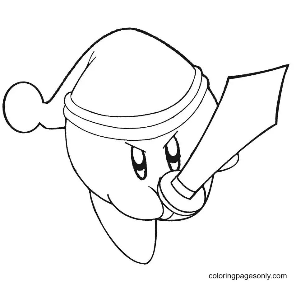 Çocuklar İçin Kirby Boyama Sayfaları 