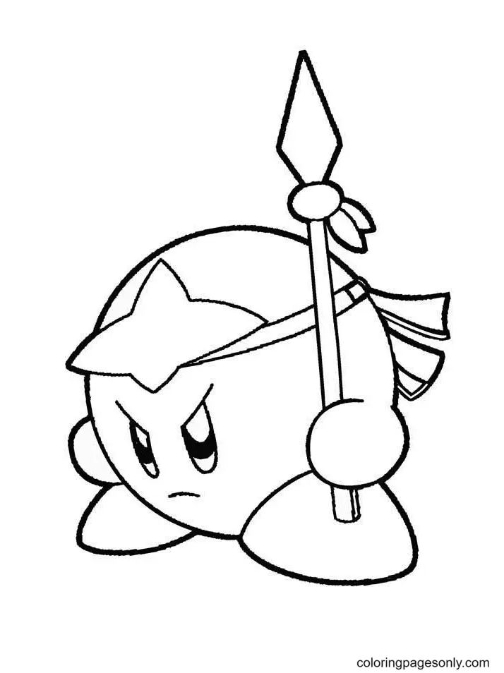 Çocuklar İçin Kirby Boyama Sayfaları 