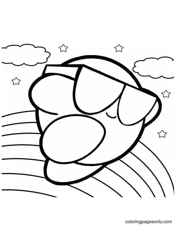 Çocuklar İçin Kirby Boyama Sayfaları 