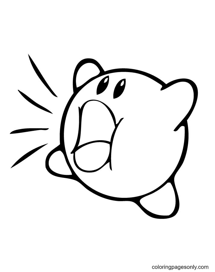 Çocuklar İçin Kirby Boyama Sayfaları 