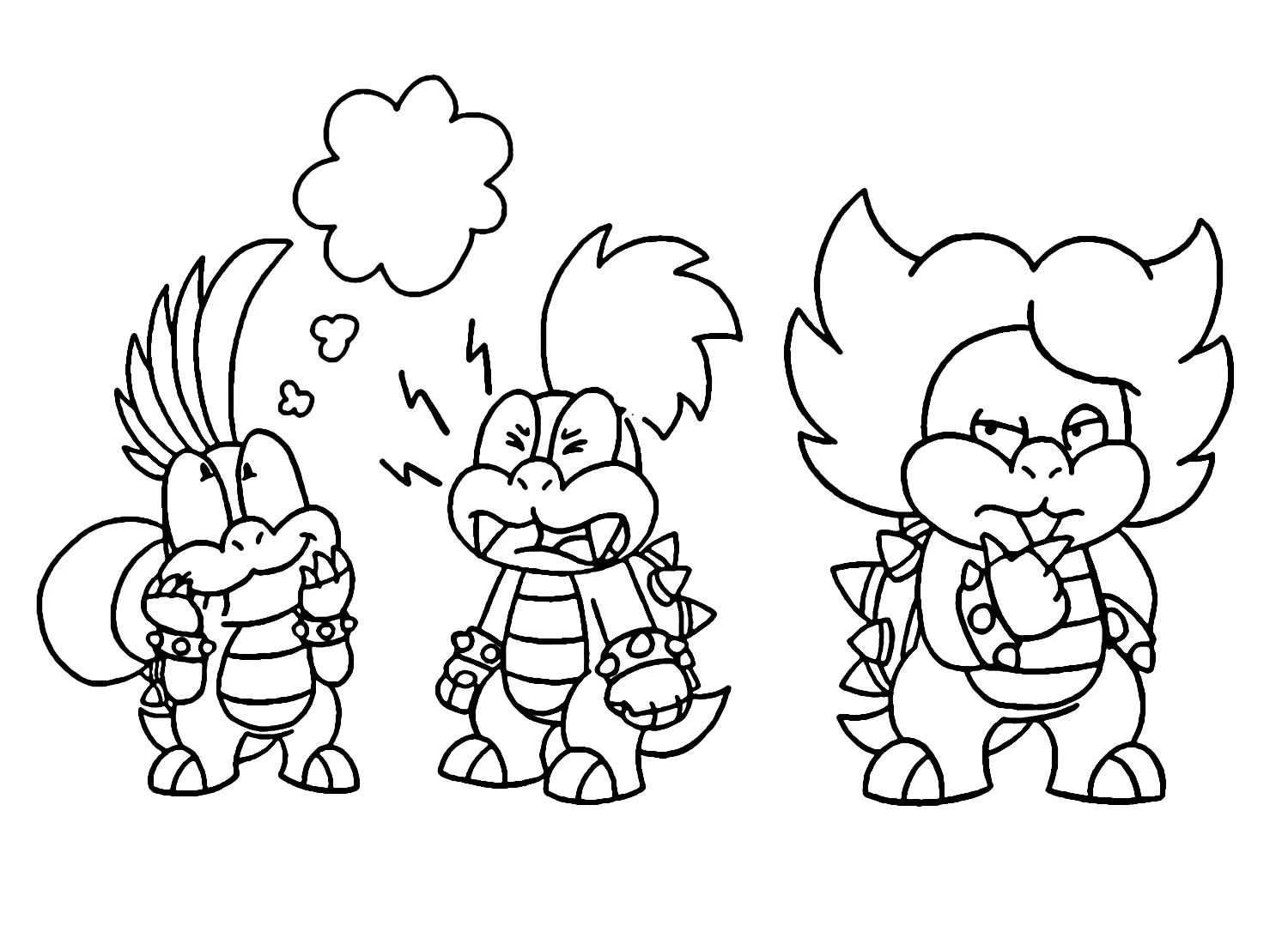 Çocuklar İçin Koopalings Boyama Sayfaları 