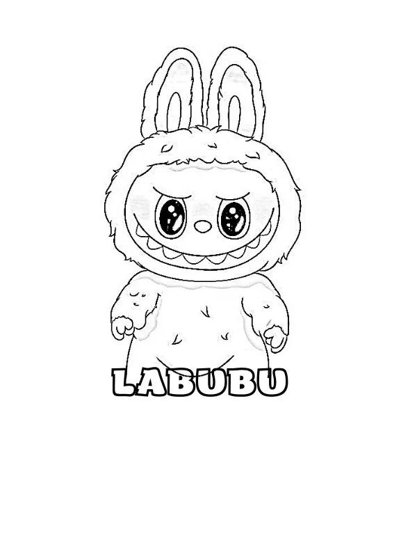 Çocuklar İçin Labubu Boyama Sayfaları 