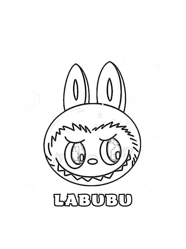 Çocuklar İçin Labubu Boyama Sayfaları 