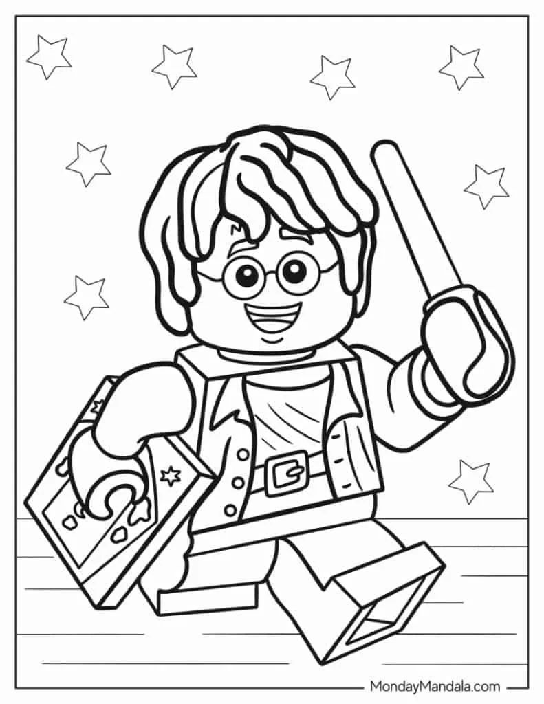 Çocuklar İçin Lego Dreamzzz Boyama Sayfaları 