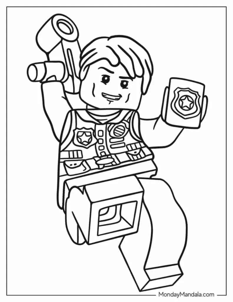 Çocuklar İçin Lego Dreamzzz Boyama Sayfaları 