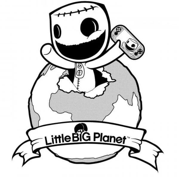 Çocuklar İçin Little Big Planet Boyama Sayfaları 