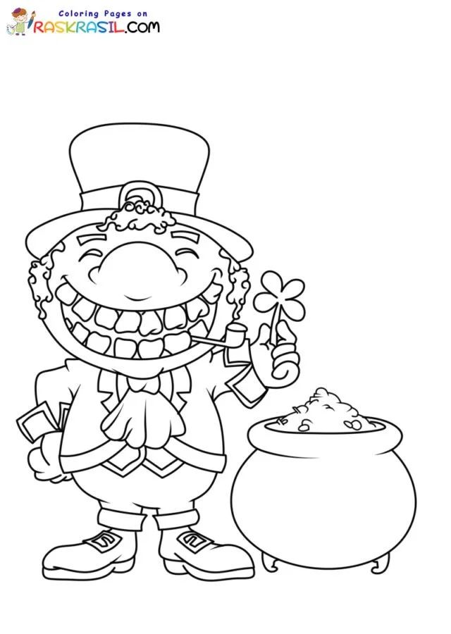 Çocuklar İçin Lucky Charms Boyama Sayfaları 