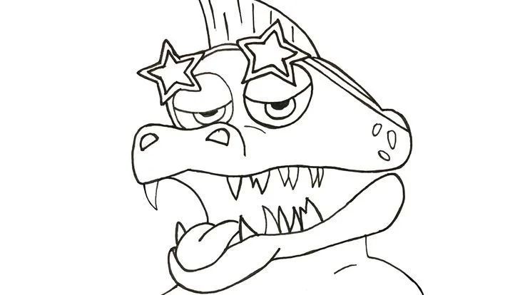 Çocuklar İçin Montgomery Gator Boyama Sayfaları 