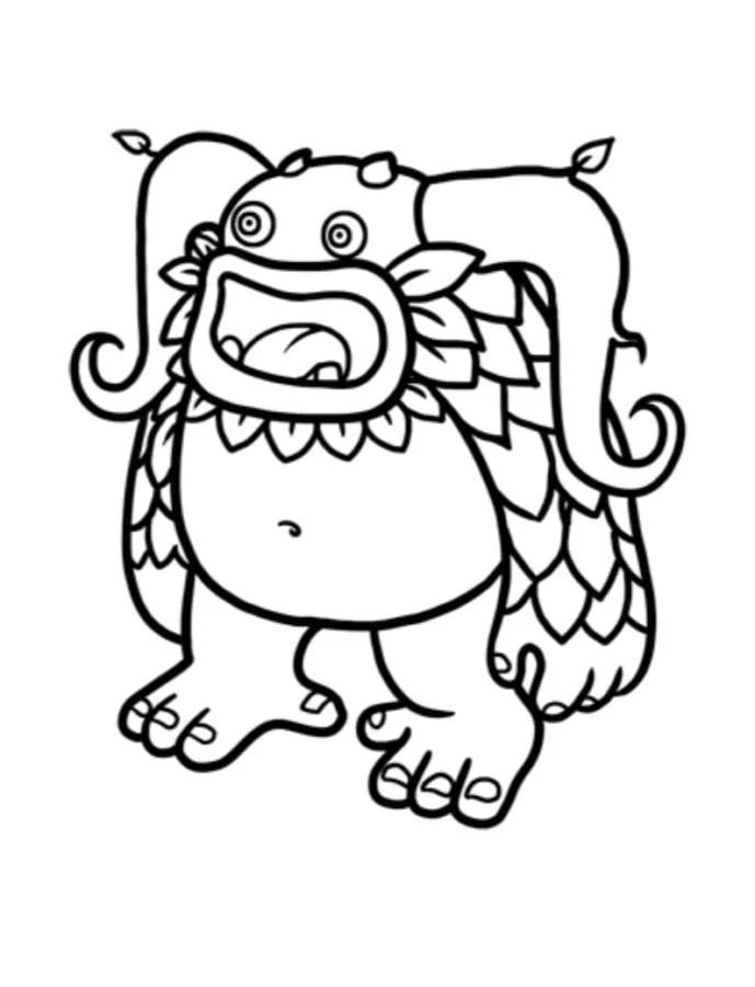 Çocuklar İçin My Singing Monsters Boyama Sayfaları 