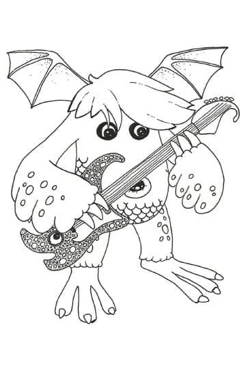 Çocuklar İçin My Singing Monsters Boyama Sayfaları 