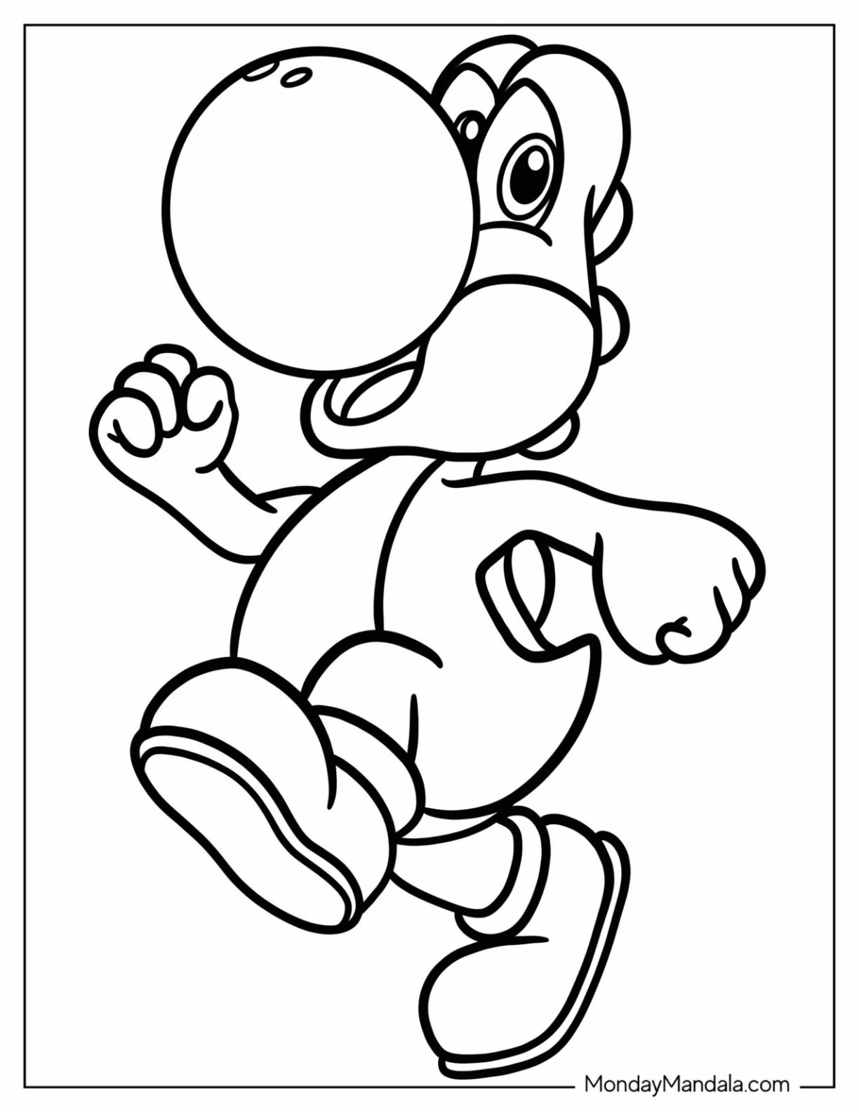 Çocuklar İçin Nintendo Boyama Sayfaları 