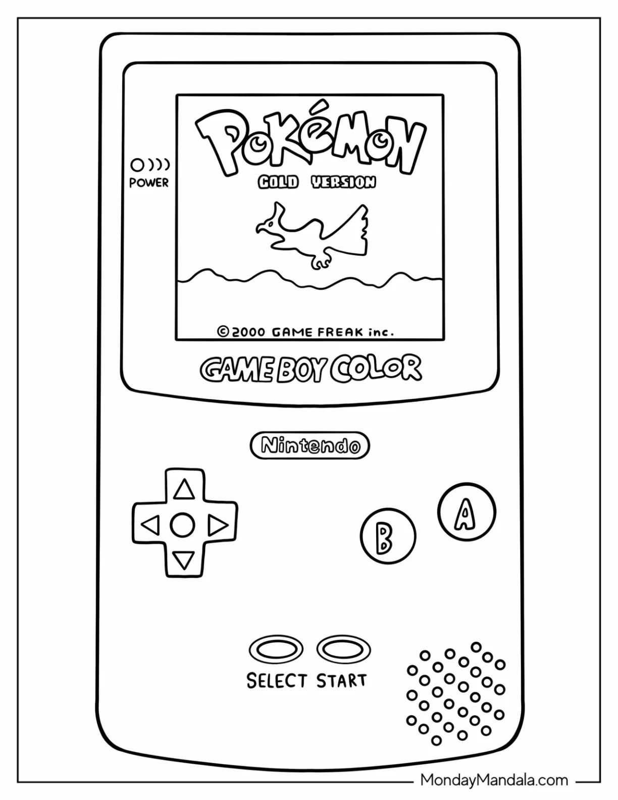 Çocuklar İçin Nintendo Boyama Sayfaları 
