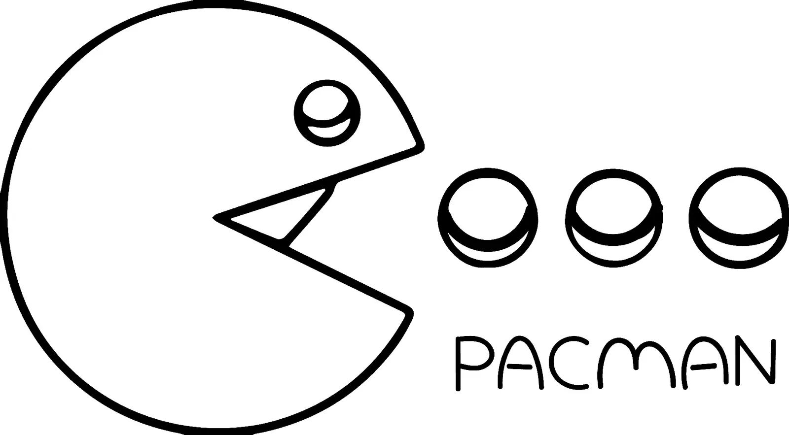 Çocuklar İçin Pac Man Boyama Sayfaları 