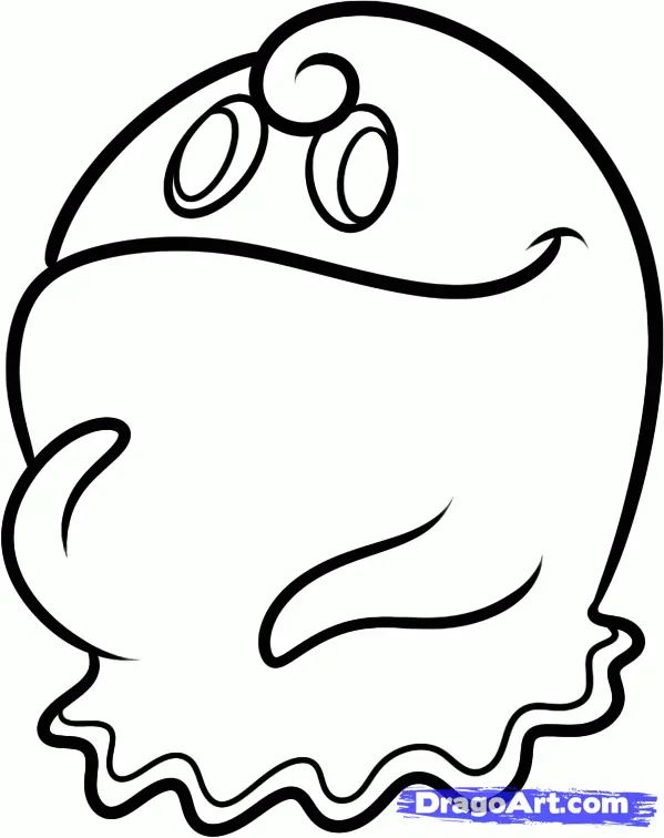 Çocuklar İçin Pac Man Boyama Sayfaları 