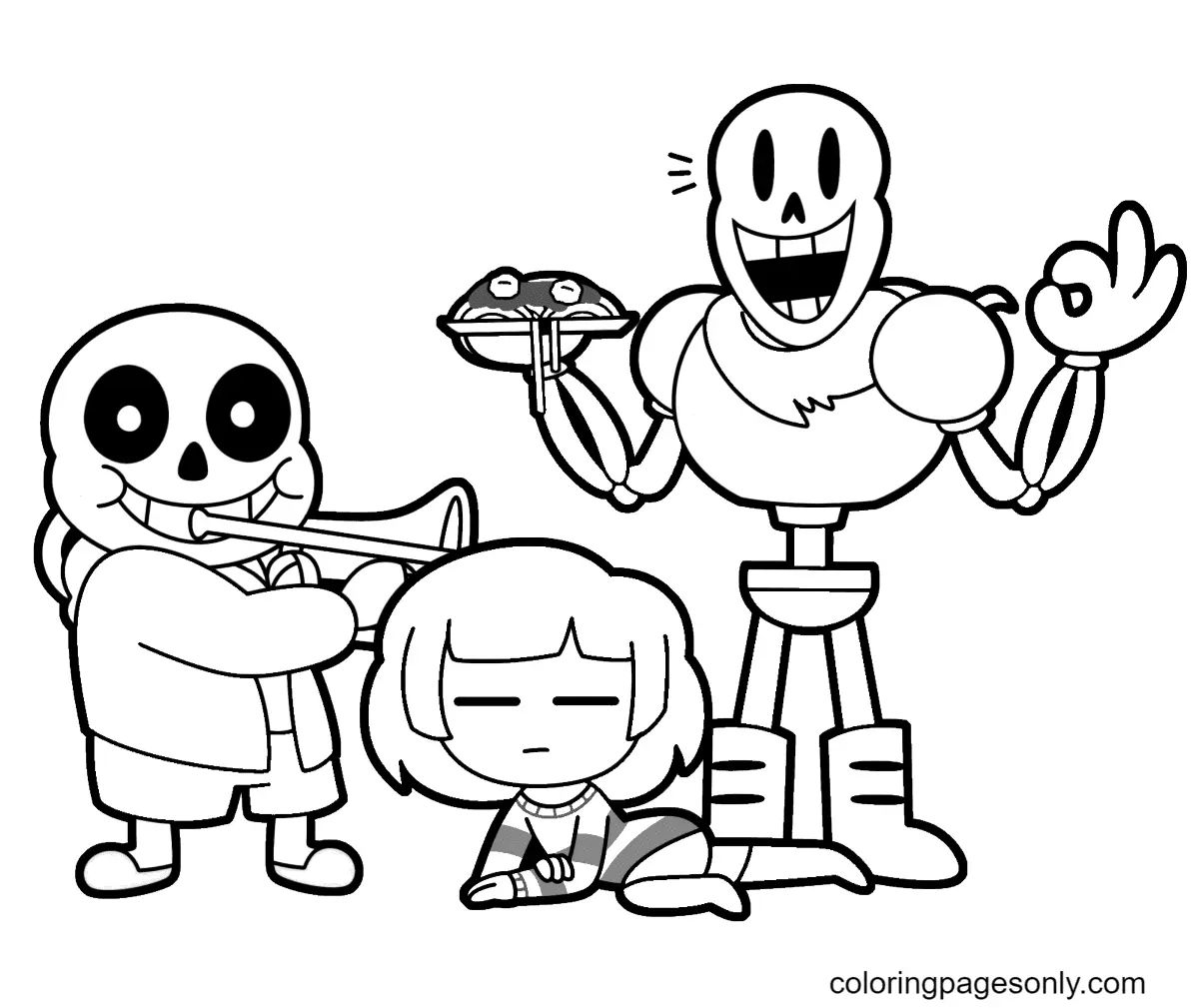 Çocuklar İçin Papyrus Boyama Sayfaları 