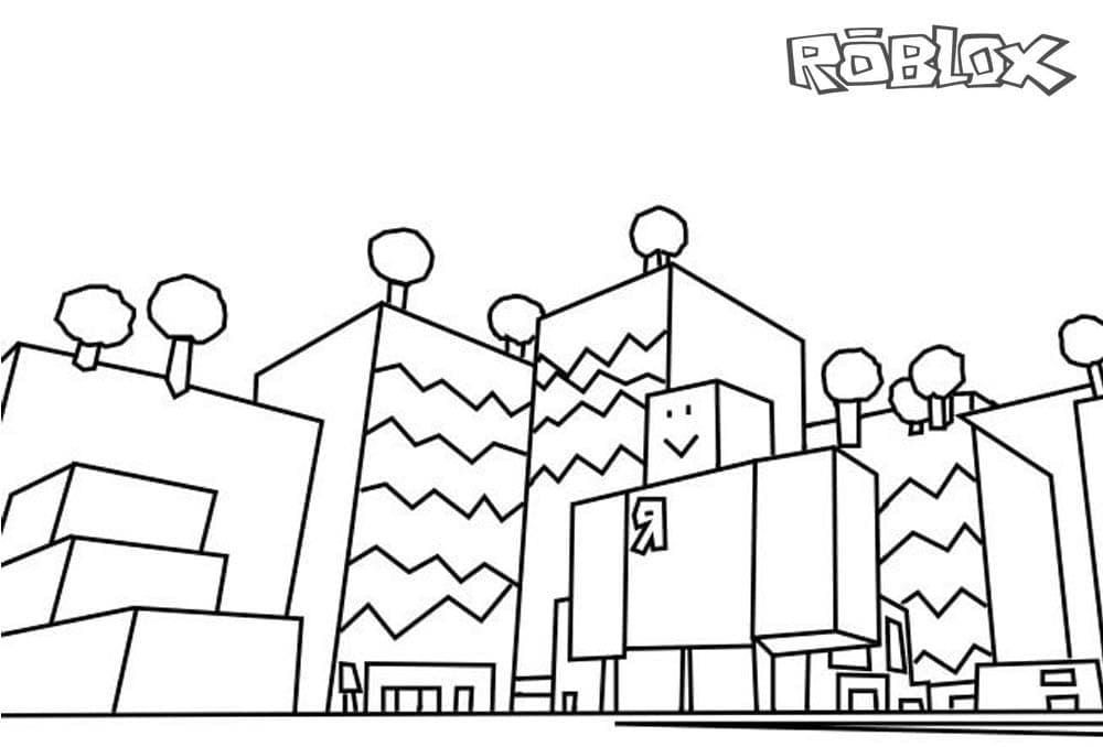Çocuklar İçin Roblox Boyama Sayfaları 