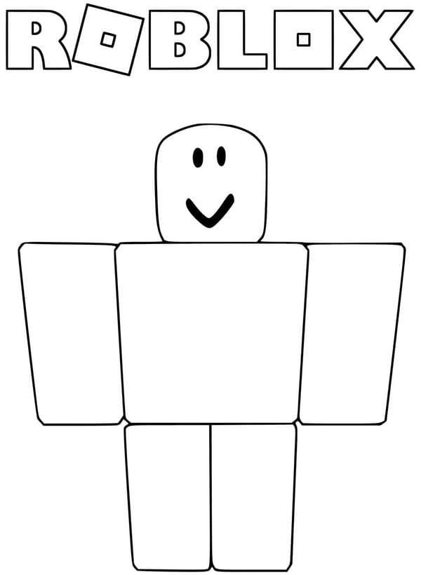 Çocuklar İçin Roblox Boyama Sayfaları 