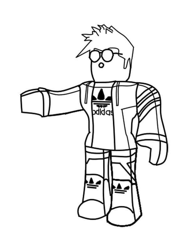 Çocuklar İçin Roblox Boyama Sayfaları 