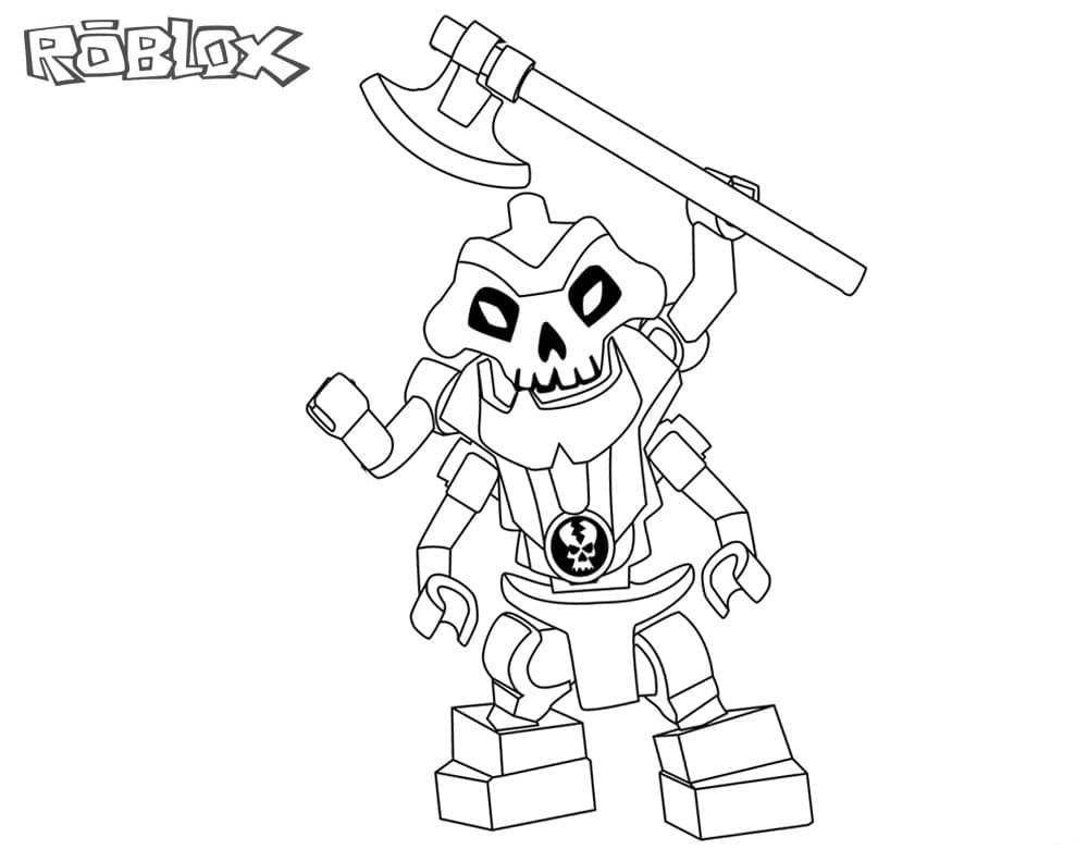 Çocuklar İçin Roblox Boyama Sayfaları 