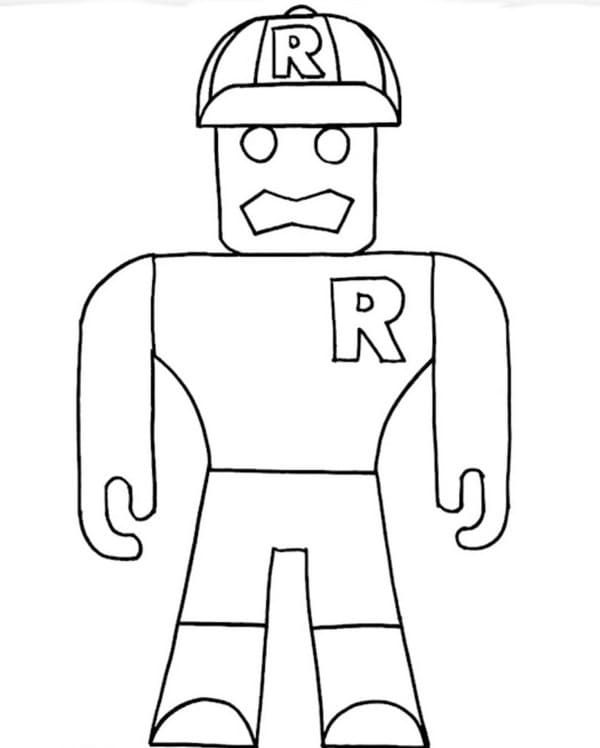 Çocuklar İçin Roblox Boyama Sayfaları 