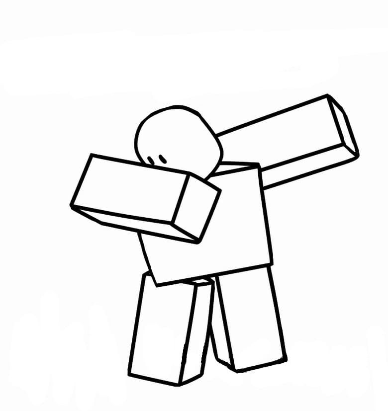 Çocuklar İçin Roblox Boyama Sayfaları 