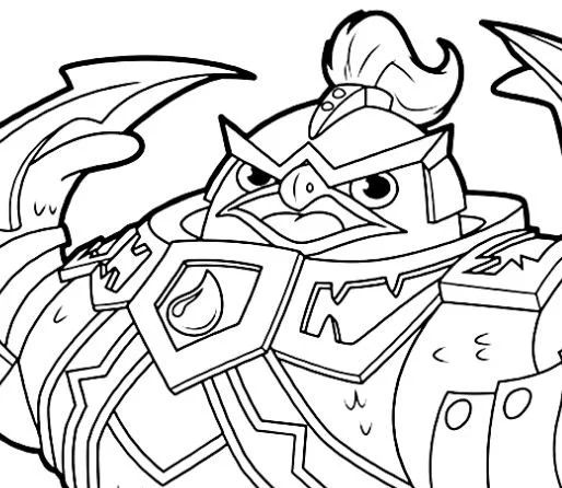 Çocuklar İçin Skylanders Boyama Sayfaları 