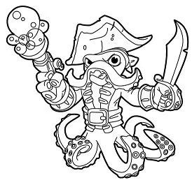 Çocuklar İçin Skylanders Boyama Sayfaları 