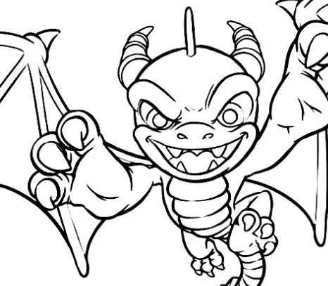 Çocuklar İçin Skylanders Boyama Sayfaları 