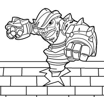 Çocuklar İçin Skylanders Boyama Sayfaları 