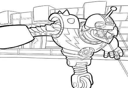 Çocuklar İçin Skylanders Boyama Sayfaları 