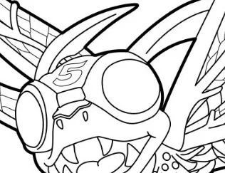 Çocuklar İçin Skylanders Boyama Sayfaları 