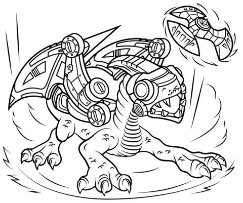 Çocuklar İçin Skylanders Boyama Sayfaları 