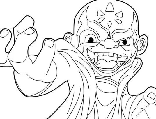 Çocuklar İçin Skylanders Boyama Sayfaları 