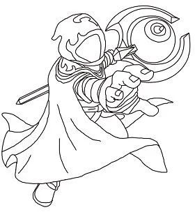 Çocuklar İçin Skylanders Boyama Sayfaları 