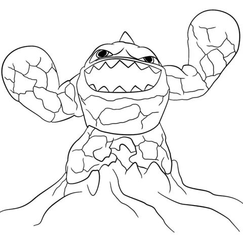 Çocuklar İçin Skylanders Boyama Sayfaları 