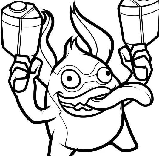 Çocuklar İçin Skylanders Boyama Sayfaları 