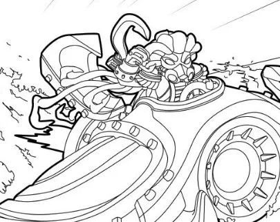 Çocuklar İçin Skylanders Boyama Sayfaları 