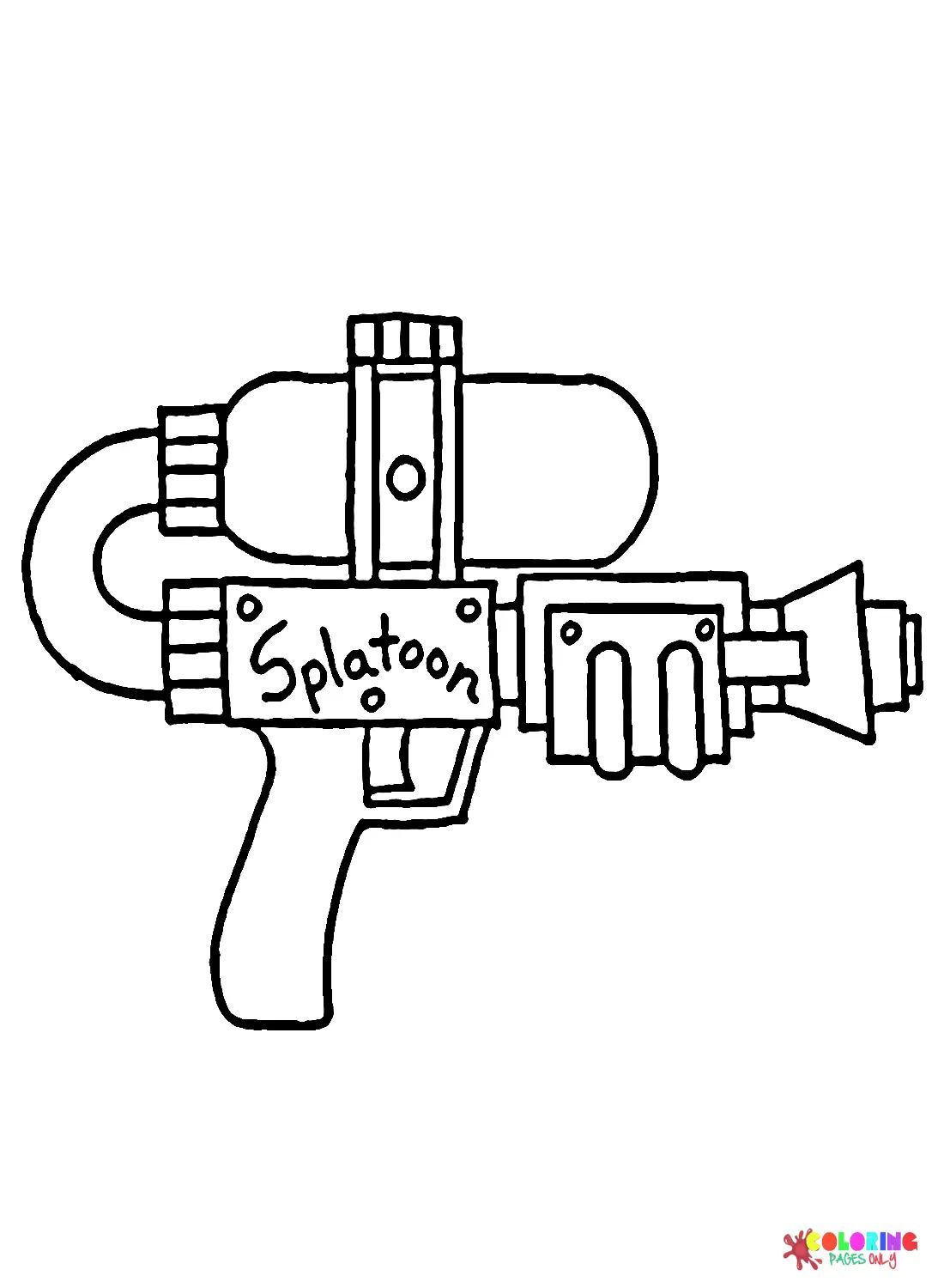 Çocuklar İçin Splatoon Boyama Sayfaları 