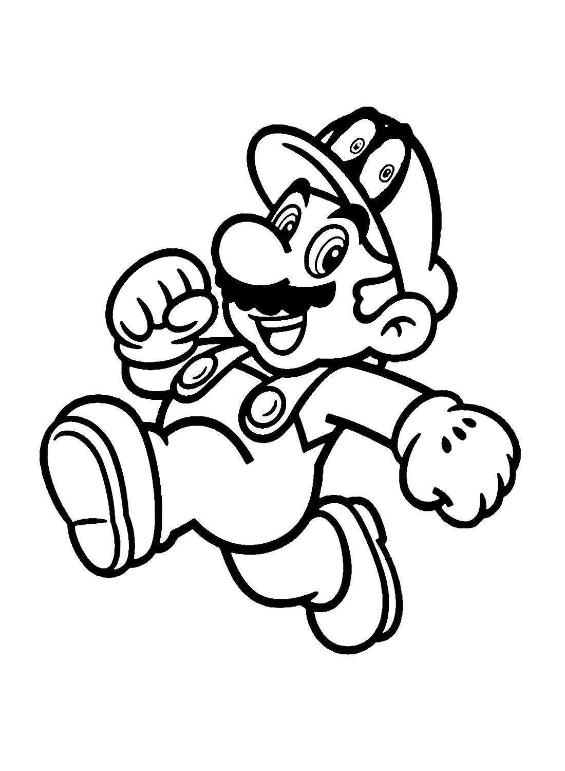 Çocuklar İçin Super Mario Odyssey Boyama Sayfaları 