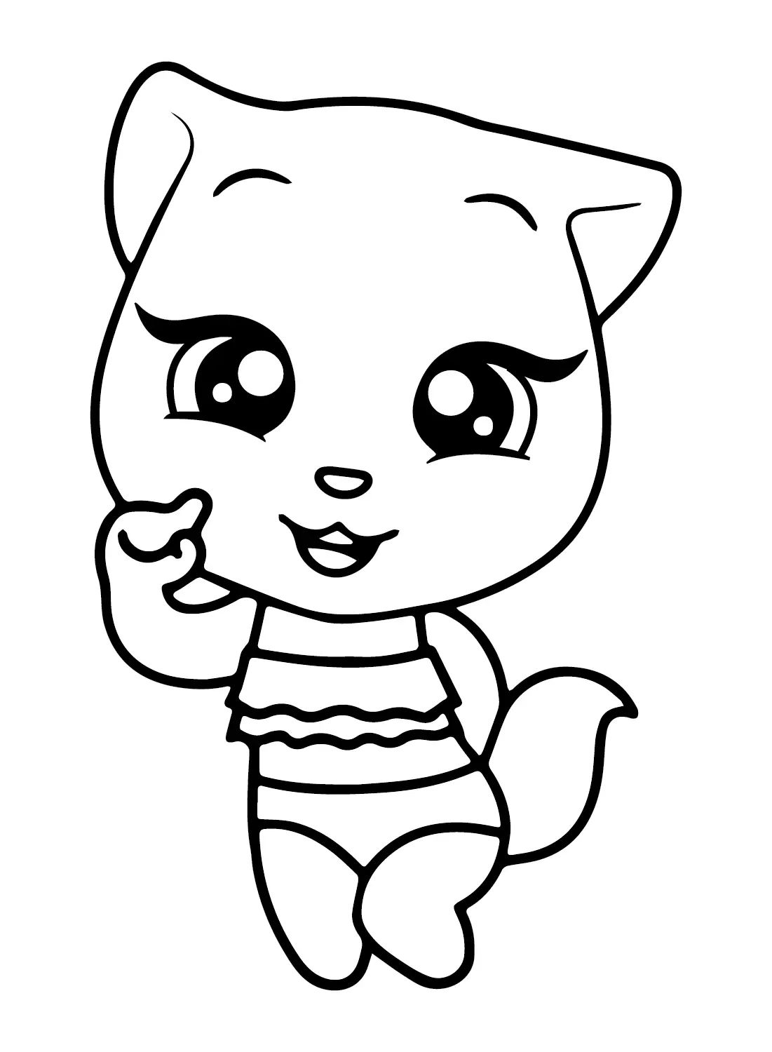Çocuklar İçin Talking Angela Boyama Sayfaları 