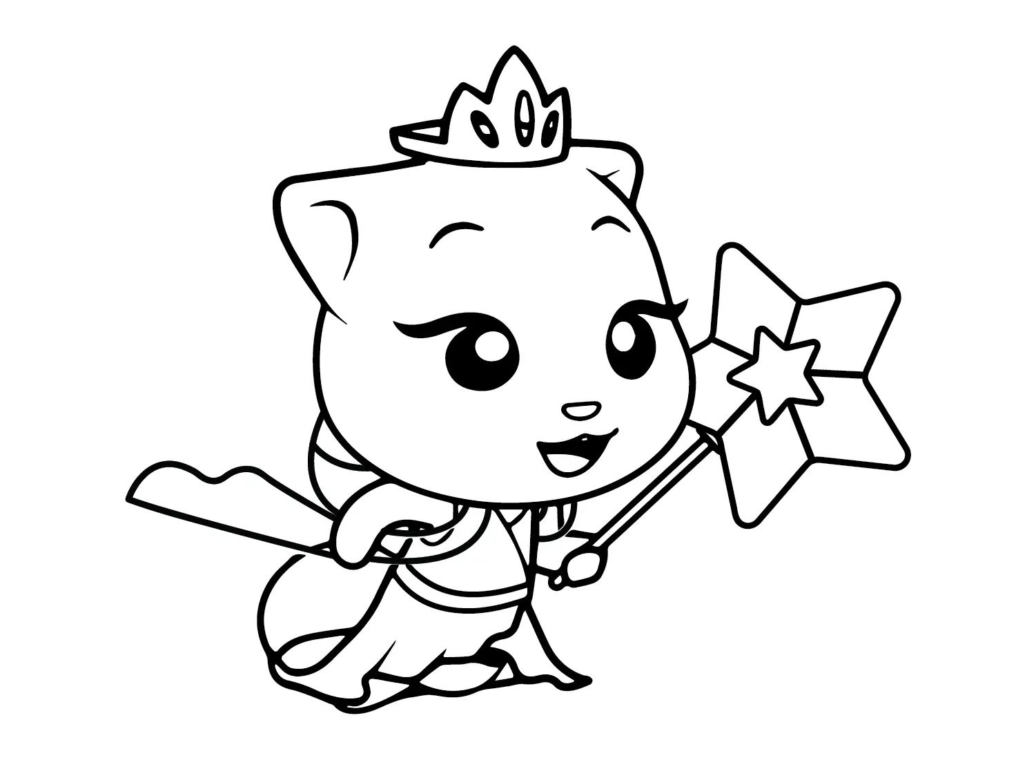Çocuklar İçin Talking Angela Boyama Sayfaları 