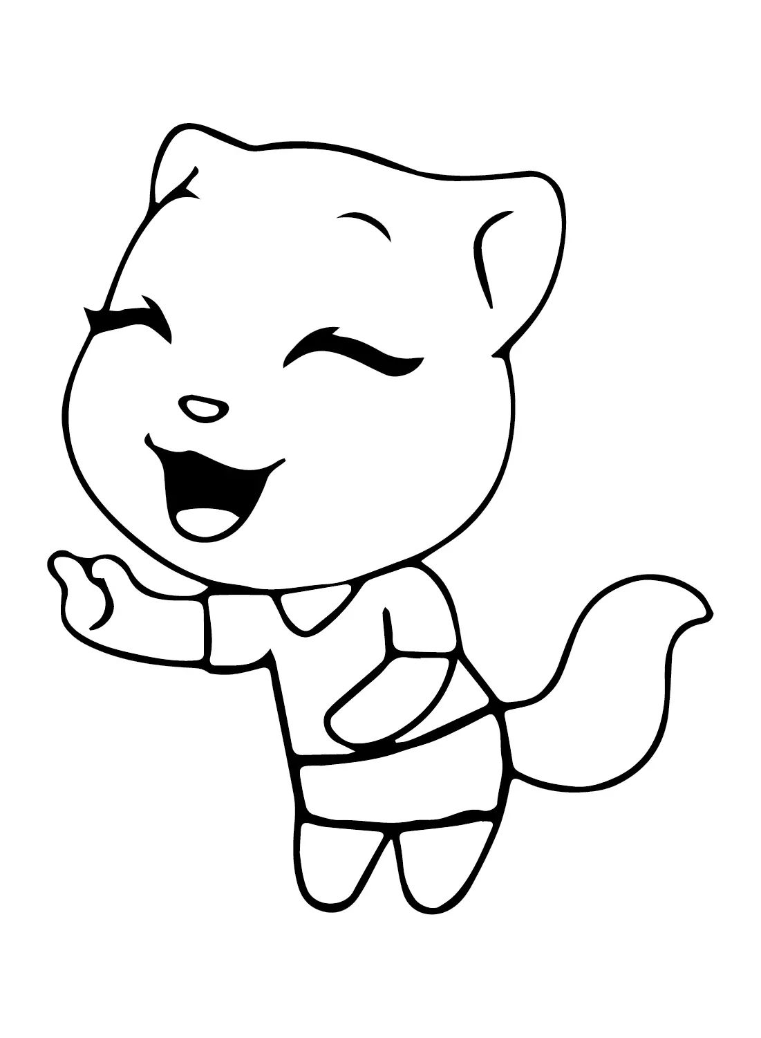 Çocuklar İçin Talking Angela Boyama Sayfaları 