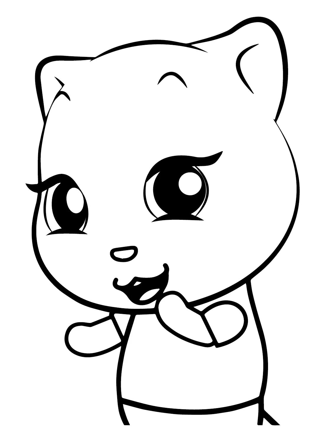 Çocuklar İçin Talking Angela Boyama Sayfaları 