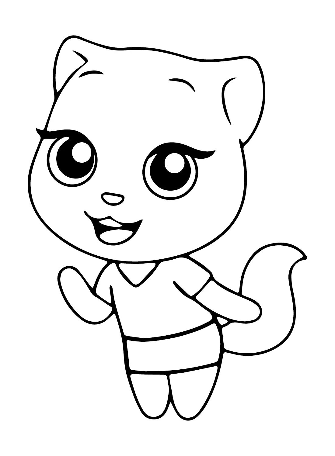 Çocuklar İçin Talking Angela Boyama Sayfaları 
