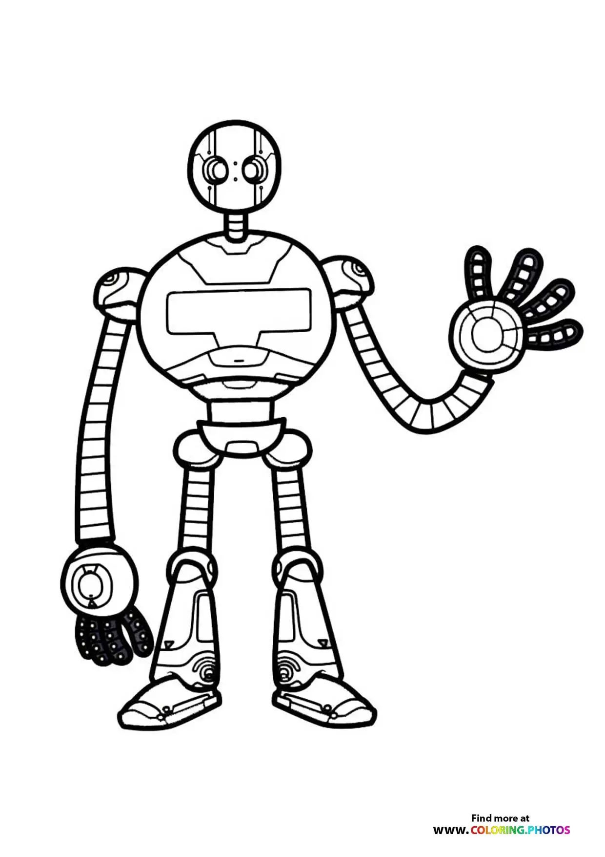 Çocuklar İçin The Wild Robot Boyama Sayfaları 