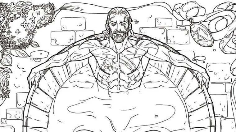 Çocuklar İçin The Witcher Boyama Sayfaları 