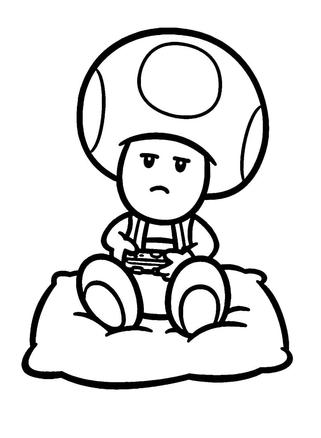 Çocuklar İçin Toad Boyama Sayfaları 