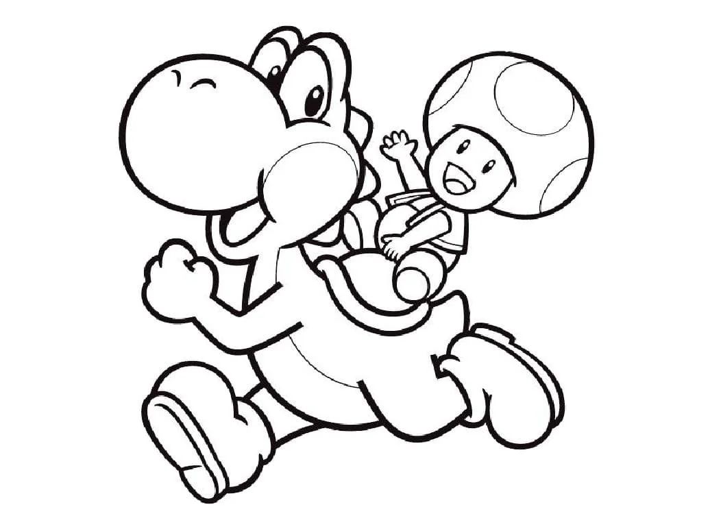 Çocuklar İçin Toad Boyama Sayfaları 
