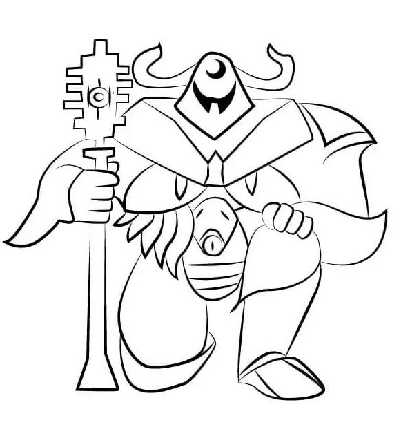 Çocuklar İçin Undertale Boyama Sayfaları 
